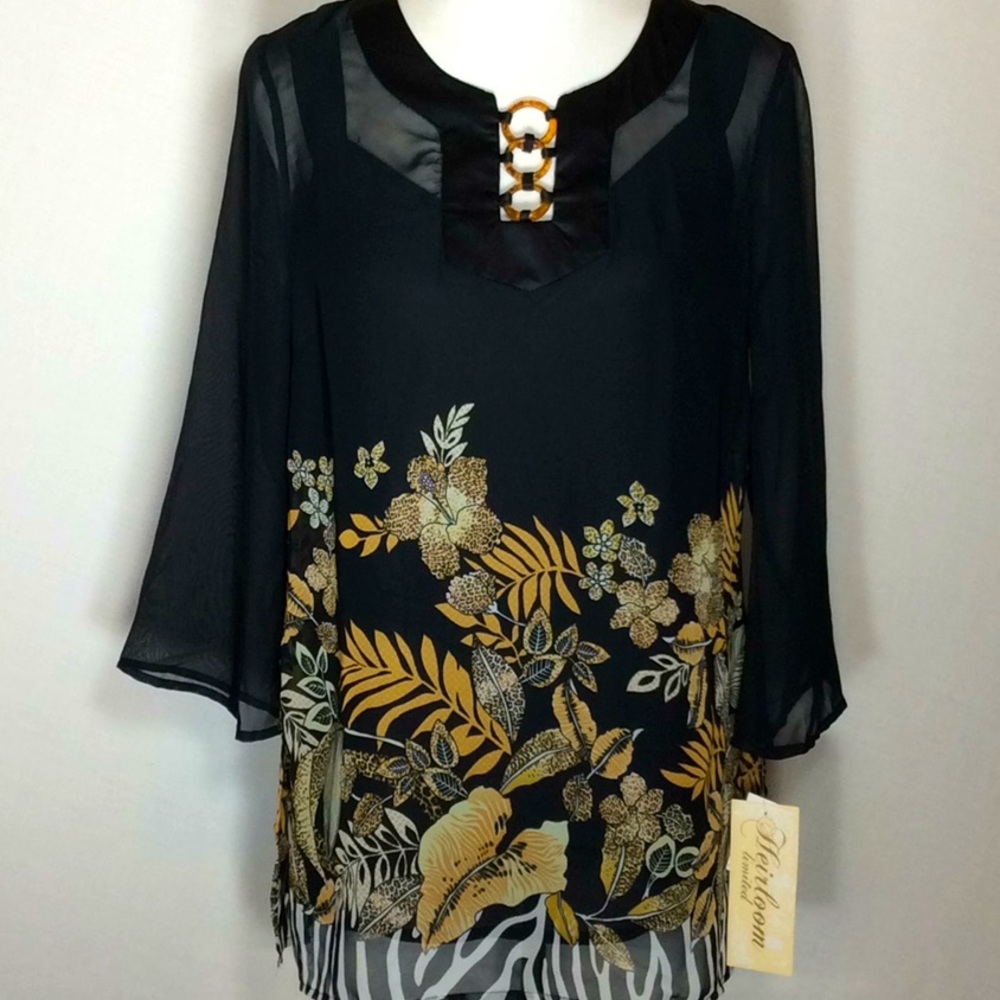 Sheer Top w/Sheer Camisole